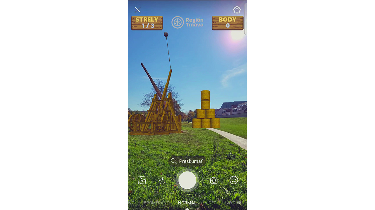 Trebuchet AR Effect